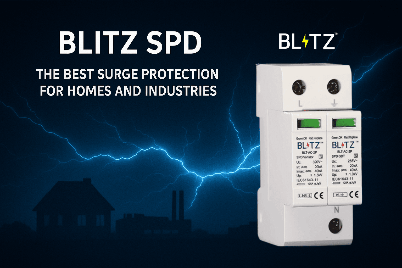 Blitz SPD: The Best Surge Protection for Homes and Industries